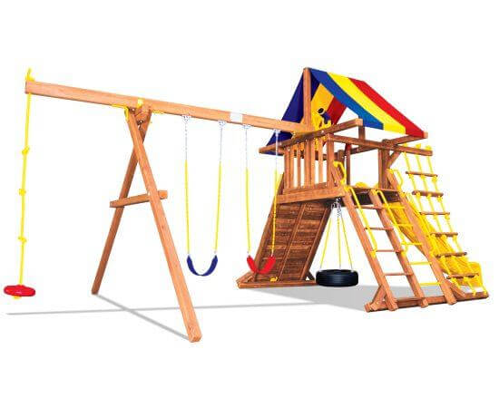 2A Fiesta Castle Pkg II Feature Model - Gotta Play Kids Swing Sets ...